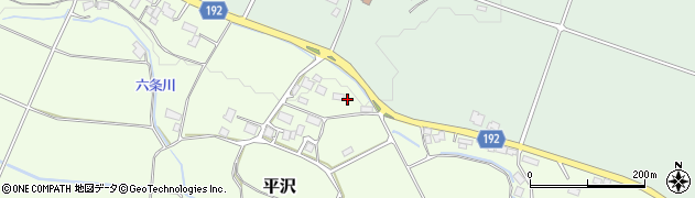 栃木県大田原市平沢237周辺の地図