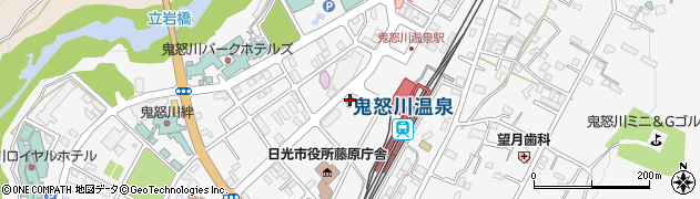 栃木県　警察本部今市警察署藤原交番周辺の地図