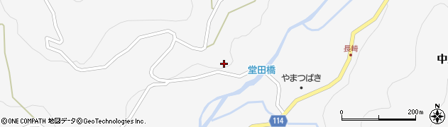 長野県北安曇郡小谷村中土瑞穂周辺の地図