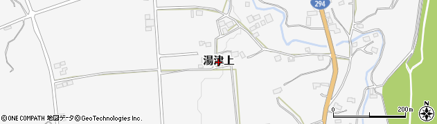 栃木県大田原市湯津上周辺の地図