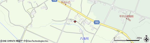 栃木県大田原市平沢413周辺の地図