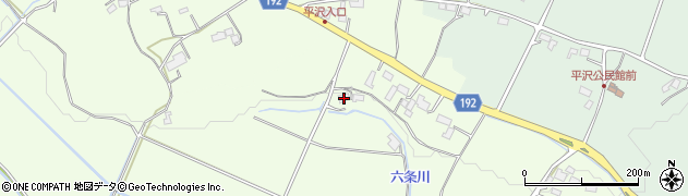 栃木県大田原市平沢418周辺の地図