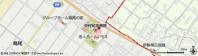 中村記念病院前周辺の地図