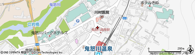 日光市鬼怒川温泉駅前駐車場周辺の地図