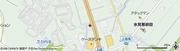 有限会社内生蔵石材店　柳田展示場周辺の地図