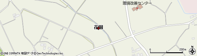 栃木県大田原市花園周辺の地図