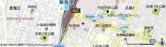 株式会社大阪屋ショップ　魚津釈迦堂店周辺の地図