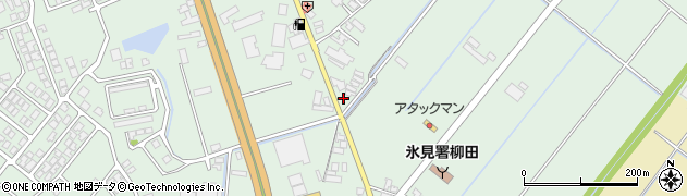 氷見昭和館周辺の地図