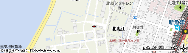 富山県魚津市本新周辺の地図