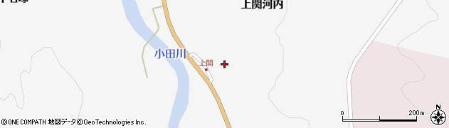 福島県東白川郡矢祭町上関河内人長田周辺の地図