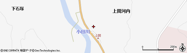 福島県矢祭町（東白川郡）上関河内（折屋）周辺の地図
