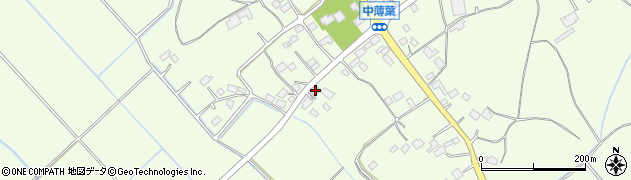 栃木県大田原市薄葉1387周辺の地図