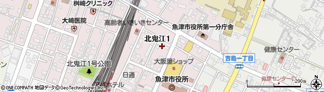 北陸中日新聞魚津通信局周辺の地図