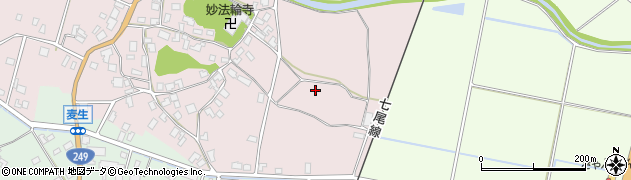石川県宝達志水町（羽咋郡）麦生（ハ）周辺の地図