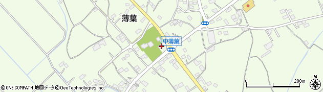 栃木県大田原市薄葉1363周辺の地図