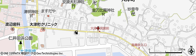 大津町公民館周辺の地図
