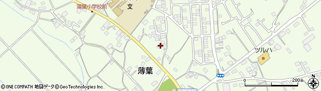 栃木県大田原市薄葉1795周辺の地図