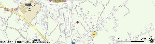 栃木県大田原市薄葉1886周辺の地図