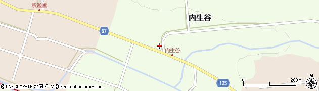 富山県黒部市内生谷917周辺の地図