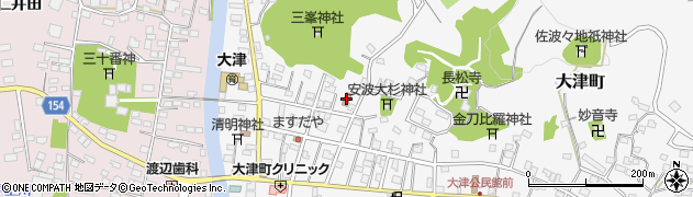 大津コミュニティセンター周辺の地図