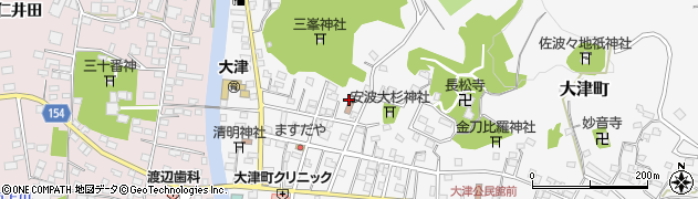 大津コミュニティセンター周辺の地図
