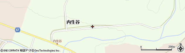 富山県黒部市内生谷1021周辺の地図
