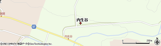 富山県黒部市内生谷147周辺の地図