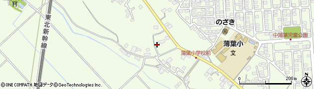 栃木県大田原市薄葉2040周辺の地図