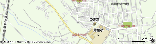 栃木県大田原市薄葉2029周辺の地図