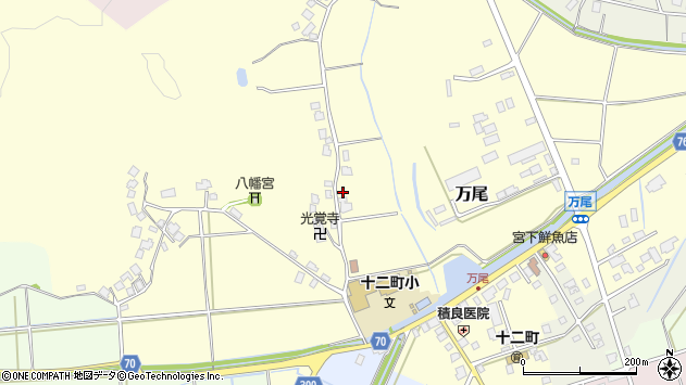 〒935-0053 富山県氷見市万尾の地図