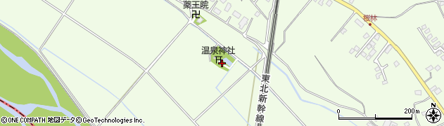 栃木県大田原市薄葉877周辺の地図