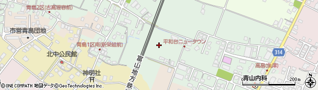 富山県魚津市青島周辺の地図