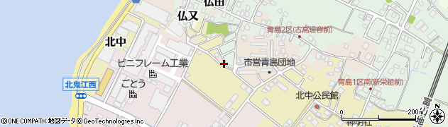 富山県魚津市北中672周辺の地図