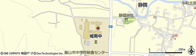 飯山市立城南中学校周辺の地図