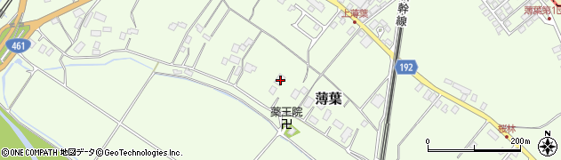 栃木県大田原市薄葉1209周辺の地図