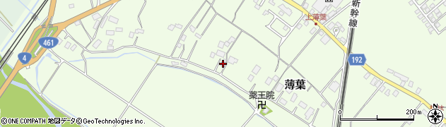 栃木県大田原市薄葉1195周辺の地図