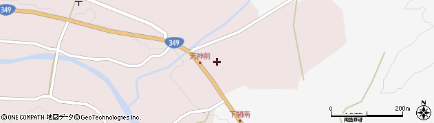 福島県矢祭町（東白川郡）下関河内（新屋）周辺の地図