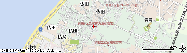 富山県魚津市青島645周辺の地図