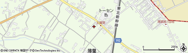 栃木県大田原市薄葉2170周辺の地図