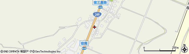 石川県羽咋郡宝達志水町宿リ周辺の地図