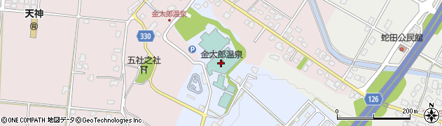 金太郎温泉周辺の地図