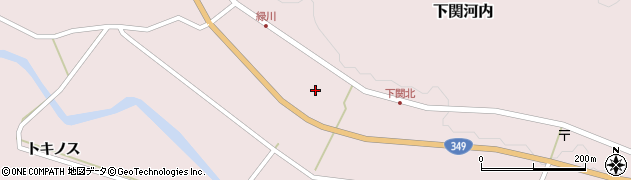 福島県矢祭町（東白川郡）下関河内（下町）周辺の地図
