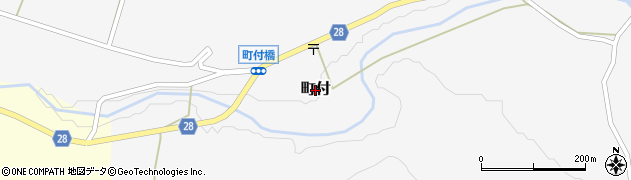 茨城県大子町（久慈郡）町付周辺の地図