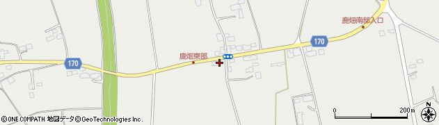 栃木県大田原市鹿畑326周辺の地図