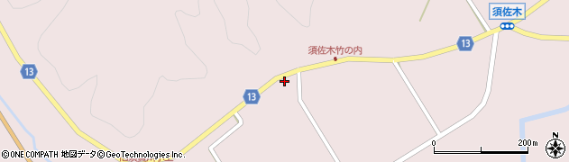 栃木県大田原市須佐木424周辺の地図