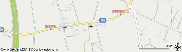 栃木県大田原市鹿畑1160周辺の地図