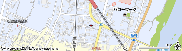 飯山新町簡易郵便局周辺の地図