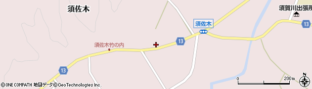 栃木県大田原市須佐木274周辺の地図