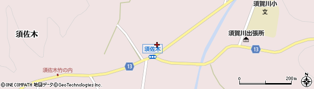 栃木県大田原市須佐木210周辺の地図