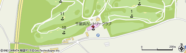 千里浜カントリークラブ業務課経理課周辺の地図